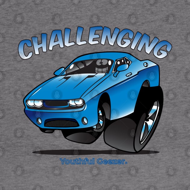 Challenging Cartoon Car Toon by YouthfulGeezer